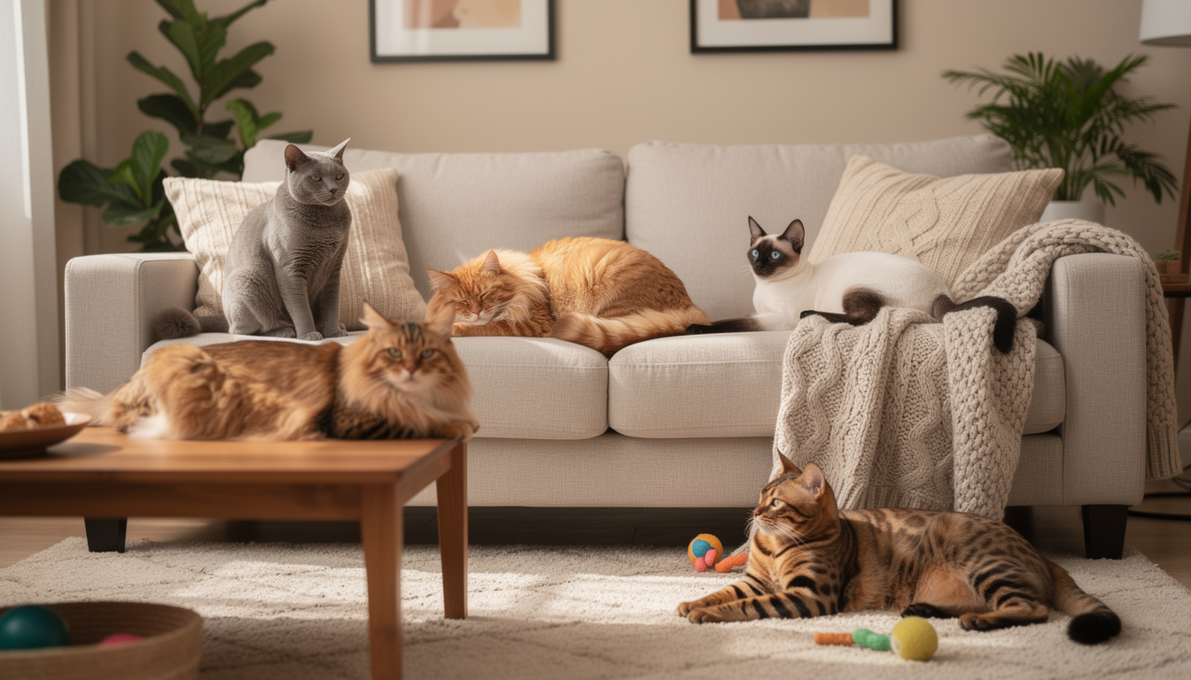 découvrez les races de chats domestiques les plus populaires, leurs caractéristiques, tempéraments et conseils pour bien choisir votre compagnon félin.