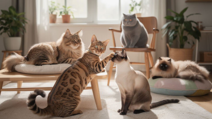 découvrez les races de chats domestiques les plus populaires, leurs caractéristiques uniques et conseils pour bien choisir votre compagnon félin.